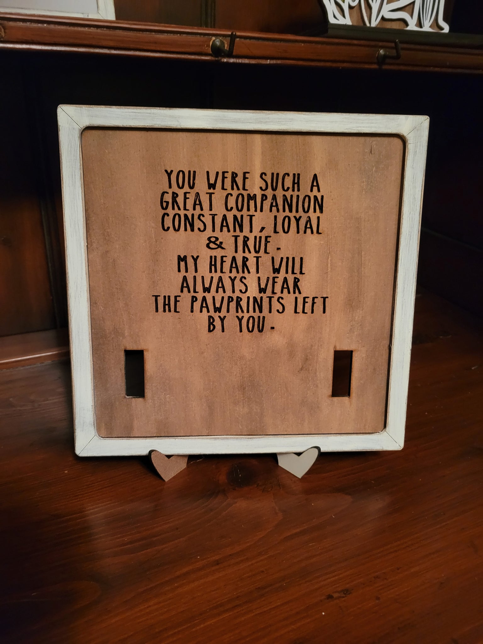 Pet Collar Memorial Placque