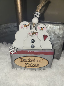 Bucket of Flakes Ornament