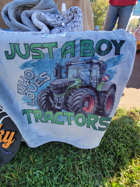 Just a Boy Who Loves Tractors