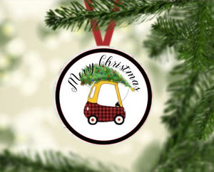 Holiday Cozy Coupe Ornament