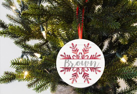 Snowflake Personalized Ornament