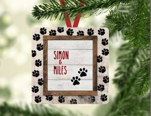 Paws Pet Ornament